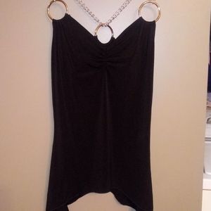 🔥Clubwear tank top w/ Chain straps